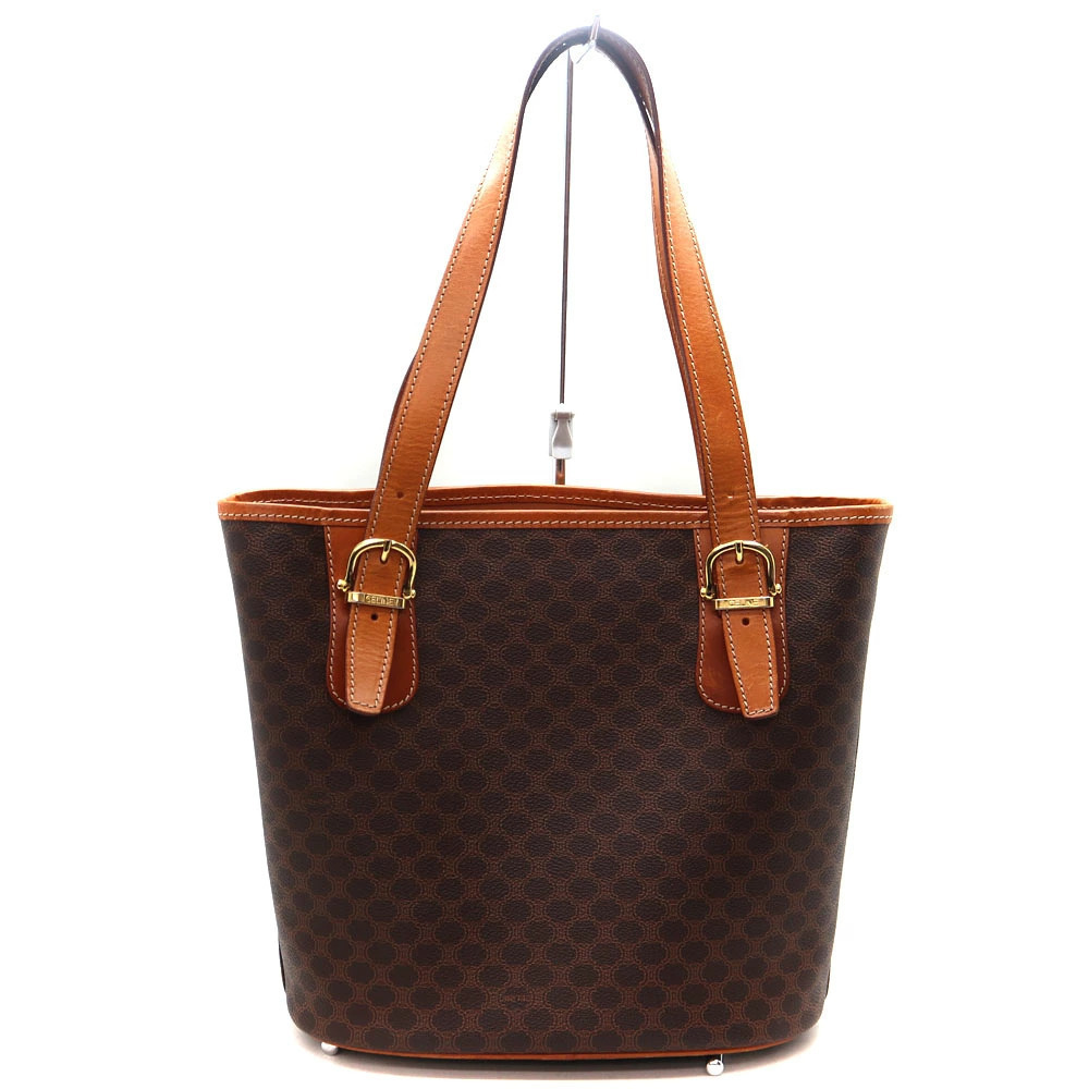 Celine handbag Macadam brown leather